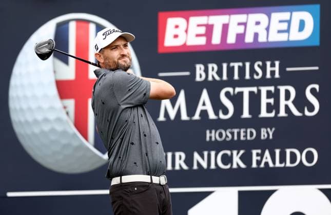 Mandatory Credit: Photo by James Marsh Shutterstock (13987427j) Gunner Wiebe of USA during his round. Betfred British Masters, Day Four, Golf, The Belfry Golf Club, Sutton Coldfield, UK - 02 Jul 2023 Betfred British Masters, Day Four, Golf, The Belfry Golf Club, Sutton Coldfield, UK - 02 Jul 2023 Copyright: xJamesxMarsh Shutterstockx 13987427j