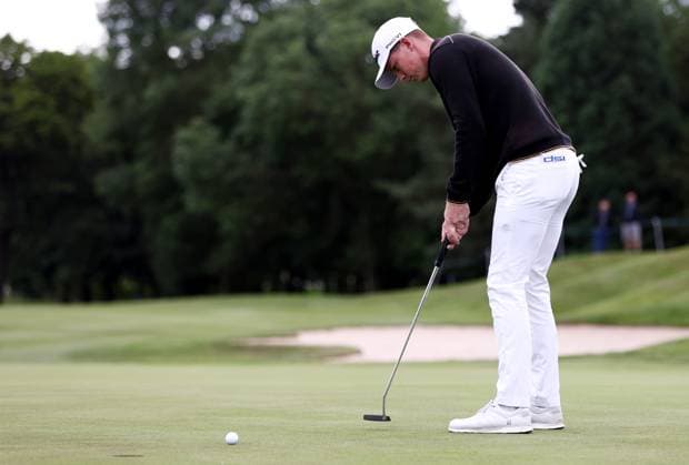 Mandatory Credit: Photo by James Marsh Shutterstock (13987427af) Daniel Hillier of New Zealand holes a putt on the 17th hole. Betfred British Masters, Day Four, Golf, The Belfry Golf Club, Sutton Coldfield, UK - 02 Jul 2023 Betfred British Masters, Day Four, Golf, The Belfry Golf Club, Sutton Coldfield, UK - 02 Jul 2023 Copyright: xJamesxMarsh Shutterstockx 13987427af