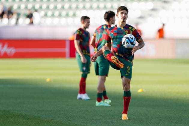 UEFA U21, U 21 EM, England - Portugal, Viertelfinale, 02.07.2023, Kutaissi Bernardo VITAL ( 2, Portugal), UEFA U21-Fussball-Europameisterschaft in Rumaenien und Georgien, England - Portugal, Viertelfinale, 02.07.2023, Ramas-Schengelia-Stadion, Kutaissi Copyright: xBEAUTIFULxSPORTS Meuselx