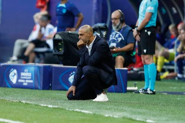 UEFA U21, U 21 EM, England - Israel, Halbfinale, 05.07.2023, Batumi Guy LUZON (Israel, Cheftrainer), UEFA U21-Fussball-Europameisterschaft in Rumaenien und Georgien, England - Israel, Halbfinale, 05.07.2023, Adjarabet Arena, Batumi Copyright: xBEAUTIFULxSPORTS Meuselx