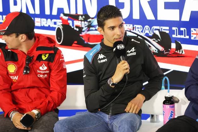 OCON Esteban (fra), Alpine F1 Team A522, portrait press conference, PK, Pressekonferenz during the 2023 Formula 1 Aramco British Grand Prix, 10th round of the 2023 Formula One World Championship, WM, Weltmeisterschaft from July 7 to 9, 2023 on the Silverstone Circuit, in Silverstone, United Kingdom - F1 - BRITISH GRAND PRIX 2023 DPPI Panoramic 00123024_AV6_0959