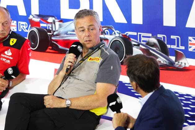 ISOLA Mario (ita), Motorsport Racing Manager of Pirelli, portrait press conference, PK, Pressekonferenz during the 2023 Formula 1 Aramco British Grand Prix, 10th round of the 2023 Formula One World Championship, WM, Weltmeisterschaft from July 7 to 9, 2023 on the Silverstone Circuit, in Silverstone, United Kingdom - F1 - BRITISH GRAND PRIX 2023 DPPI Panoramic 00123024_AV6_3284