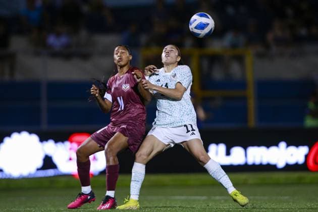 RECORD DATE NOT STATED JCC San Salvador 2023 Venezuela vs Mexico Final Gold Medal (L-R), Raiderlin Carrasco of Venezuela and Lizbeth Ovalle of Mexico during the game Venezuela vs Mexico (Mexican national team, Nationalteam , corresponding to Final Gold Medal of Womens Soccer at the Central American and Caribbean Games San Salvador 2023, at Las Delicias National Stadium, on July 07, 2023. <br><br> (I-D), Raiderlin Carrasco de Venezuela y Lizbeth Ovalle de Mexico durante el partido Venezuela vs Mexico (Seleccion Mexicana), correspondiente a Final por Medalla de Oro del Futbol Femenino en los Juegos Centroamericanos y del Caribe San Salvador 2023, en el Estadio Nacional Las Delicias, el 07 de Julio de 2023. SAN SALVADOR SAN SALVADOR EL SALVADOR Copyright: xUlisesxNaranjox 20230707215937_JCC_23_W_VEN_MEX_OVALLE53