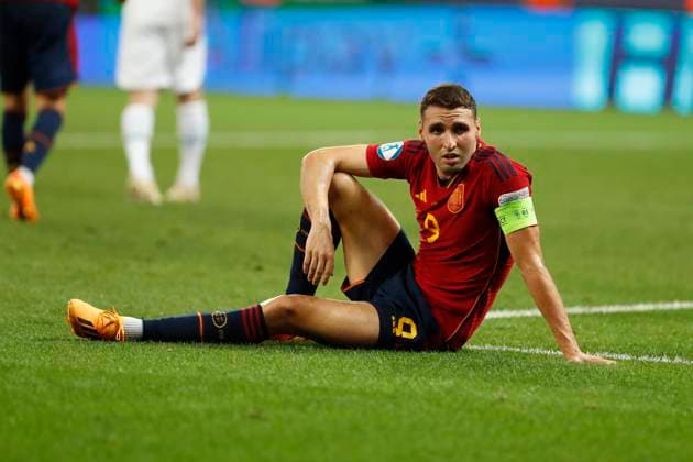 UEFA U21, U 21 EM, England - Spanien, Finale, 08.07.2023, Batumi Abel RUIZ ( 9, Spanien), UEFA U21-Fussball-Europameisterschaft in Rumaenien und Georgien, England - Spanien, Finale, 08.07.2023, Adjarabet Arena, Batumi Copyright: xBEAUTIFULxSPORTS Meuselx