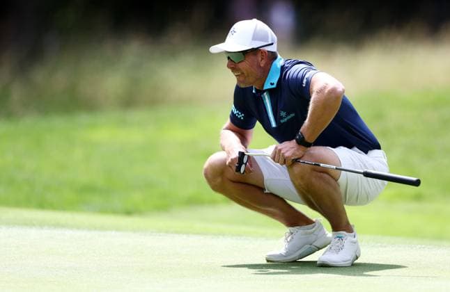 Mandatory Credit: Photo by James Marsh Shutterstock (13995950j) Henrik Stenson of Sweden and team Majesticks during his round. LIV Golf Invitational London, Day Three, Golf, Centurion Club, Hemel Hempstead, UK - 09 Jul 2023 LIV Golf Invitational London, Day Three, Golf, Centurion Club, Hemel Hempstead, UK - 09 Jul 2023 Copyright: xJamesxMarsh Shutterstockx 13995950j