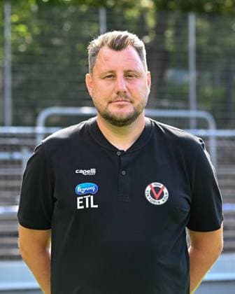 Markus Brzenska (Viktoria Koeln, Co-Trainer). Viktoria Koeln, Fussball, 3. Liga, Portraettermin 2023 24, 12.07.2023 DFB DFL Regulations prohibit any use of Photographs as image sequences and or quasi-video X, Viktoria Koeln, Fussball, 3. Liga, Portraetermin 2023 2024, 12.07.2023 Köln Copyright: xEibner-Pressefoto ThomasxHaeslerx EP_EER
