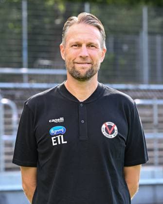 Alexander Bade (Viktoria Koeln, Torwarttrainer). Viktoria Koeln, Fussball, 3. Liga, Portraettermin 2023 24, 12.07.2023 DFB DFL Regulations prohibit any use of Photographs as image sequences and or quasi-video X, Viktoria Koeln, Fussball, 3. Liga, Portraetermin 2023 2024, 12.07.2023 Köln Copyright: xEibner-Pressefoto ThomasxHaeslerx EP_EER