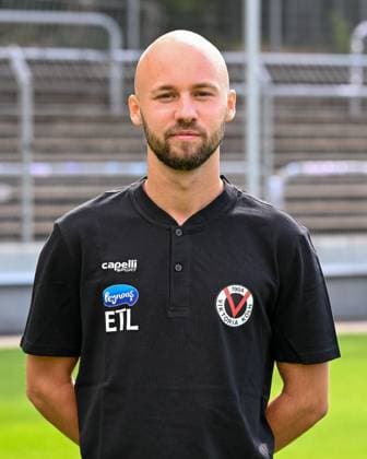 Dean Woodburn (Viktoria Koeln, Uebergangstrainer). Viktoria Koeln, Fussball, 3. Liga, Portraettermin 2023 24, 12.07.2023 DFB DFL Regulations prohibit any use of Photographs as image sequences and or quasi-video X, Viktoria Koeln, Fussball, 3. Liga, Portraetermin 2023 2024, 12.07.2023 Köln Copyright: xEibner-Pressefoto ThomasxHaeslerx EP_EER