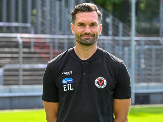 Ben Srenk (Viktoria Koeln, Physiotherapeut). Viktoria Koeln, Fussball, 3. Liga, Portraettermin 2023 24, 12.07.2023 DFB DFL Regulations prohibit any use of Photographs as image sequences and or quasi-video X, Viktoria Koeln, Fussball, 3. Liga, Portraetermin 2023 2024, 12.07.2023 Köln Copyright: xEibner-Pressefoto ThomasxHaeslerx EP_EER