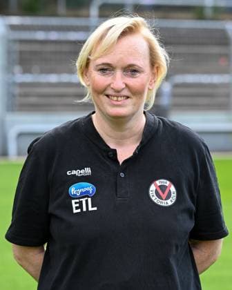 Claudia Stier (Viktoria Koeln, Zeugwartin). Viktoria Koeln, Fussball, 3. Liga, Portraettermin 2023 24, 12.07.2023 DFB DFL Regulations prohibit any use of Photographs as image sequences and or quasi-video X, Viktoria Koeln, Fussball, 3. Liga, Portraetermin 2023 2024, 12.07.2023 Köln Copyright: xEibner-Pressefoto ThomasxHaeslerx EP_EER