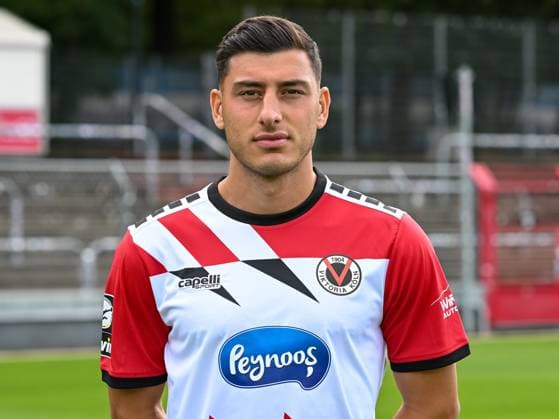 Stefano Russo (Viktoria Koeln, 06) Viktoria Koeln, Fussball, 3. Liga, Portraettermin 2023 24, 12.07.2023 DFB DFL Regulations prohibit any use of Photographs as image sequences and or quasi-video X, Viktoria Koeln, Fussball, 3. Liga, Portraetermin 2023 2024, 12.07.2023 Köln Copyright: xEibner-Pressefoto ThomasxHaeslerx EP_EER