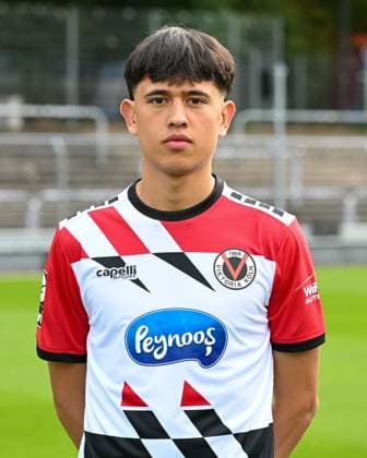 Luca de Meester (Viktoria Koeln, 13). Viktoria Koeln, Fussball, 3. Liga, Portraettermin 2023 24, 12.07.2023 DFB DFL Regulations prohibit any use of Photographs as image sequences and or quasi-video X, Viktoria Koeln, Fussball, 3. Liga, Portraetermin 2023 2024, 12.07.2023 Köln Copyright: xEibner-Pressefoto ThomasxHaeslerx EP_EER
