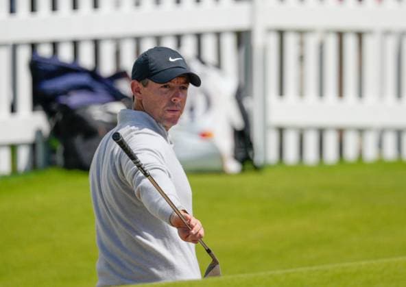 Mandatory Credit: Photo by Dave Shopland Shutterstock (14014730aj) Northern Ireland s Rory McIlroy on the practice green The British Open Championship, Practice, Golf, Royal Liverpool Golf Club, Liverpool, UK - 19 Jul 2023 The British Open Championship, Practice, Golf, Royal Liverpool Golf Club, Liverpool, UK - 19 Jul 2023 Copyright: xDavexShopland Shutterstockx 14014730aj