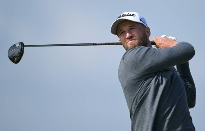 Mandatory Credit: Photo by Greig Cowie Shutterstock (14015622z) Wyndham Clark on the 2nd Tee The British Open Championship, Day One, Golf, Royal Liverpool Golf Club, Liverpool, UK - 20 Jul 2023 The British Open Championship, Day One, Golf, Royal Liverpool Golf Club, Liverpool, UK - 20 Jul 2023 Copyright: xGreigxCowie Shutterstockx 14015622z