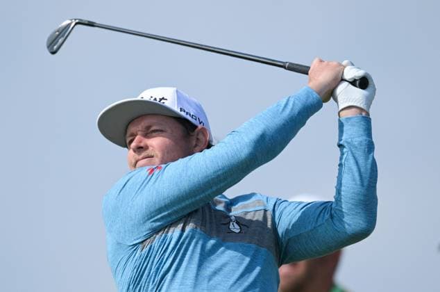 Mandatory Credit: Photo by Greig Cowie Shutterstock (14015622w) Cameron Smith on the 2nd Tee The British Open Championship, Day One, Golf, Royal Liverpool Golf Club, Liverpool, UK - 20 Jul 2023 The British Open Championship, Day One, Golf, Royal Liverpool Golf Club, Liverpool, UK - 20 Jul 2023 Copyright: xGreigxCowie Shutterstockx 14015622w