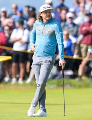 Mandatory Credit: Photo by Greig Cowie Shutterstock (14015622n) Cameron Smith on the 1st Green The British Open Championship, Day One, Golf, Royal Liverpool Golf Club, Liverpool, UK - 20 Jul 2023 The British Open Championship, Day One, Golf, Royal Liverpool Golf Club, Liverpool, UK - 20 Jul 2023 Copyright: xGreigxCowie Shutterstockx 14015622n