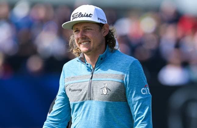 Mandatory Credit: Photo by Greig Cowie Shutterstock (14015622t) Cameron Smith on the 1st Green The British Open Championship, Day One, Golf, Royal Liverpool Golf Club, Liverpool, UK - 20 Jul 2023 The British Open Championship, Day One, Golf, Royal Liverpool Golf Club, Liverpool, UK - 20 Jul 2023 Copyright: xGreigxCowie Shutterstockx 14015622t