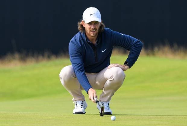 Mandatory Credit: Photo by Greig Cowie Shutterstock (14015622aa) Tommy Fleetwood on the 1st Green The British Open Championship, Day One, Golf, Royal Liverpool Golf Club, Liverpool, UK - 20 Jul 2023 The British Open Championship, Day One, Golf, Royal Liverpool Golf Club, Liverpool, UK - 20 Jul 2023 Copyright: xGreigxCowie Shutterstockx 14015622aa