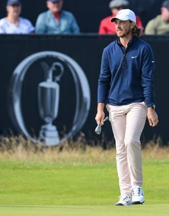 Mandatory Credit: Photo by Greig Cowie Shutterstock (14015622ar) Tommy Fleetwood on the 1st Green The British Open Championship, Day One, Golf, Royal Liverpool Golf Club, Liverpool, UK - 20 Jul 2023 The British Open Championship, Day One, Golf, Royal Liverpool Golf Club, Liverpool, UK - 20 Jul 2023 Copyright: xGreigxCowie Shutterstockx 14015622ar