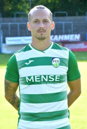 20.07.2023, GER, Fussball, Regionalliga West, Saison 2023 2024, Ohlendorfstadion im Heidewald, Gütersloh FC Gütersloh Fototermin 2023 2024 Tim Manstein (FC Gütersloh), Aktion, Einzelbild, Hoch, Portrait