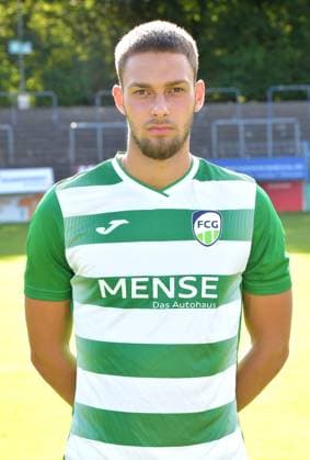 20.07.2023, GER, Fussball, Regionalliga West, Saison 2023 2024, Ohlendorfstadion im Heidewald, Gütersloh FC Gütersloh Fototermin 2023 2024 Grigorijs Degtjarevs (FC Gütersloh), Aktion, Einzelbild, Hoch, Portrait