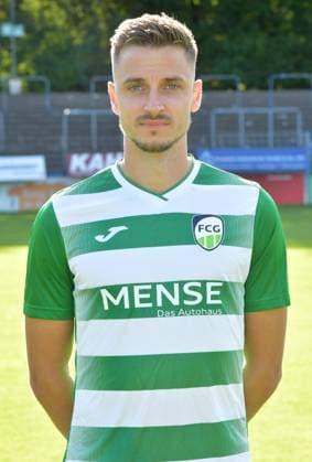 20.07.2023, GER, Fussball, Regionalliga West, Saison 2023 2024, Ohlendorfstadion im Heidewald, Gütersloh FC Gütersloh Fototermin 2023 2024 Patrick Twardzik (FC Gütersloh), Aktion, Einzelbild, Hoch, Portrait