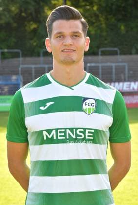 20.07.2023, GER, Fussball, Regionalliga West, Saison 2023 2024, Ohlendorfstadion im Heidewald, Gütersloh FC Gütersloh Fototermin 2023 2024 Dimitrios Nemtsis (FC Gütersloh), Aktion, Einzelbild, Hoch, Portrait