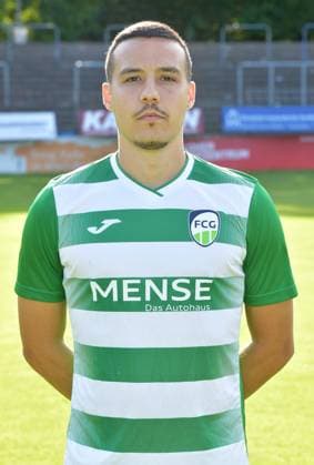 20.07.2023, GER, Fussball, Regionalliga West, Saison 2023 2024, Ohlendorfstadion im Heidewald, Gütersloh FC Gütersloh Fototermin 2023 2024 Nico Buckmaier (FC Gütersloh), Aktion, Einzelbild, Hoch, Portrait