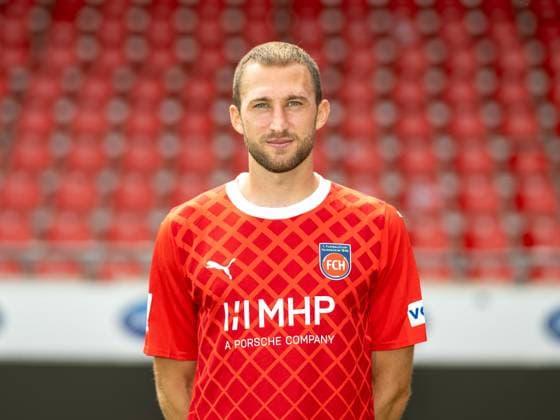 Jonas Foehrenbach (FC Heidenheim, 19), GER, FC Heidenheim 1846, Fussball, 1. Bundesliga, Portraettermin, Spielzeit 2023 2024, 23.07.2023, DFB DFL regulations prohibit any use of photographs as image sequences and or quasi-video., GER, FC Heidenheim 1846, Fussball, 1. Bundesliga, Portraettermin, Spielzeit 2023 2024, 23.07.2023 Heidenheim Copyright: xEibner-Pressefoto SaschaxWaltherx EP_EER