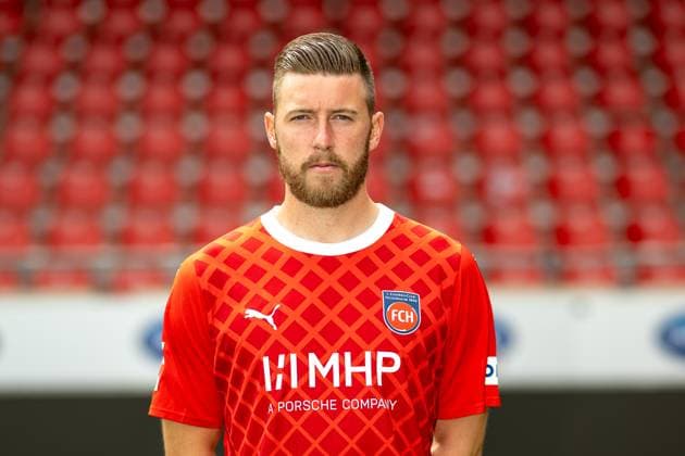 Christian Kuehlwetter (FC Heidenheim, 24), GER, FC Heidenheim 1846, Fussball, 1. Bundesliga, Portraettermin, Spielzeit 2023 2024, 23.07.2023, DFB DFL regulations prohibit any use of photographs as image sequences and or quasi-video., GER, FC Heidenheim 1846, Fussball, 1. Bundesliga, Portraettermin, Spielzeit 2023 2024, 23.07.2023 Heidenheim Copyright: xEibner-Pressefoto SaschaxWaltherx EP_EER