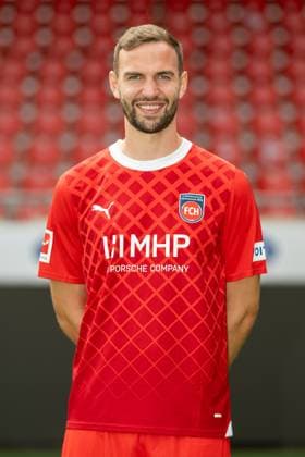 Benedikt Gimber (FC Heidenheim, 05), GER, FC Heidenheim 1846, Fussball, 1. Bundesliga, Portraettermin, Spielzeit 2023 2024, 23.07.2023, DFB DFL regulations prohibit any use of photographs as image sequences and or quasi-video., GER, FC Heidenheim 1846, Fussball, 1. Bundesliga, Portraettermin, Spielzeit 2023 2024, 23.07.2023 Heidenheim Copyright: xEibner-Pressefoto SaschaxWaltherx EP_EER