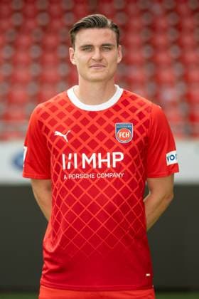 Thomas Keller (FC Heidenheim, 27), GER, FC Heidenheim 1846, Fussball, 1. Bundesliga, Portraettermin, Spielzeit 2023 2024, 23.07.2023, DFB DFL regulations prohibit any use of photographs as image sequences and or quasi-video., GER, FC Heidenheim 1846, Fussball, 1. Bundesliga, Portraettermin, Spielzeit 2023 2024, 23.07.2023 Heidenheim Copyright: xEibner-Pressefoto SaschaxWaltherx EP_EER