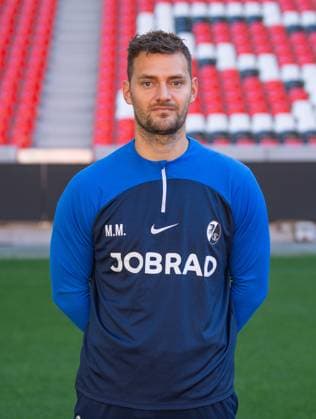 Michael Mueller (SC Freiburg, Torwart-Trainer); 1. Bundesliga, SC Freiburg, Portraettermin 2023 2024, 10.08.2023, (DFL REGULATIONS PROHIBIT ANY USE OF PHOTOGRAPHS AS IMAGE SEQUENCES AND OR QUASI-VIDEO) GER, Fussball, Herren, 1. Bundesliga, Spielzeit 2023 2024, SC Freiburg, Portraettermin 2023 2024, 10.08.2023, Freiburg im Breisgau Copyright: xEibner-Pressefoto SilasxSchuellex EP_EER