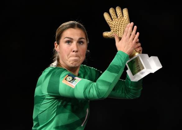 Sport Bilder des Tages Mandatory Credit: Photo by James Gourley Shutterstock (14058838iu) Mary Earps of England with the Golden Glove Award Spain Women v England Women, FIFA Women s World Cup, Final, Stadium Australia, Sydney, Australia - 20 Aug 2023 Spain Women v England Women, FIFA Women s World Cup, Final, Stadium Australia, Sydney, Australia - 20 Aug 2023 Copyright: xJamesxGourley Shutterstockx 14058838iu