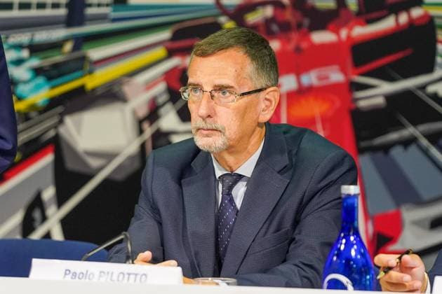 Paolo Pilotto, Monza City mayor, during the presentation press conference, PK, Pressekonferenz Formula 1 Pirelli Gran Premio d Italia 2023 on August 29th, 2023 in Monza, Italy. during 2023 GP Formula 1 Pirelli Grand Prix, Gran premio d Italia - Press Conference, Formula 1 Championship in Monza, Italy, August 29 2023 Copyright: xLucaxRossini IPAxSportx xipa-agex xx 0 IPA_IPA39929341