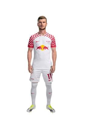Achtung: Redaktionelle Nutzung honorarfrei - Attention: Free of charge for editorial use - Timo Werner RB Leipzig Porträttermin Saison 2023 2024, Herren, 1.BL, RB Leipzig, Porträt, Vorstellung, Präsentation, Pressetermin, Fußball, GER, RedBull, Red Bull, RBL; Shooting, Studio, Studioshooting, Freisteller, xptt