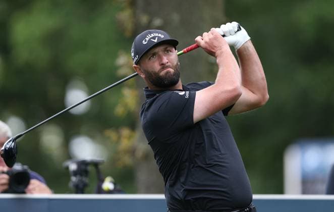 BMW PGA, Golf Herren Championship, Pro Am, DP World Tour, European Tour, Wentworth Golf Club, Surrey, UK. - 13th September 2023. Jon Rahm of Spain and Team Europe. - BMW PGA Championship, Pro Am, DP World Tour, European Tour, Wentworth Golf Club, Surrey, UK. - 13th September 2023. Surrey Wentworth Golf Course United Kingdom Copyright: xDanxWeirx CP_BMW_PGA_Championship_ProAm_18