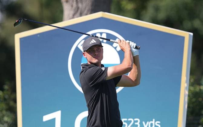 BMW PGA, Golf Herren Championship, Round 1, DP World Tour, European Tour, Wentworth Golf Club, Surrey, UK. - 14th September 2023. Ludvig Aberg of Sweden and Team Europe. - BMW PGA Championship, Round 1, DP World Tour, European Tour, Wentworth Golf Club, Surrey, UK. - 14th September 2023. Surrey Wentworth Golf Course United Kingdom Copyright: xDanxWeirx CP_BMW_PGA_Championship_Round_1_11