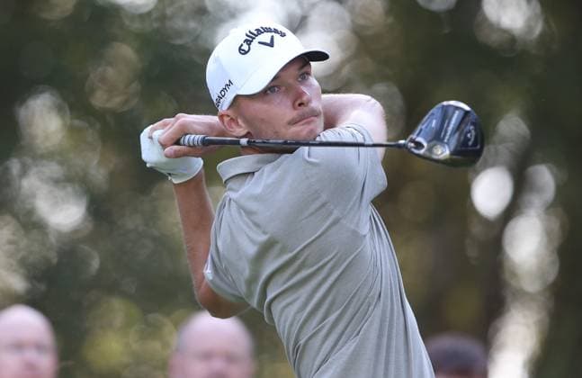 Sport Bilder des Tages BMW PGA, Golf Herren Championship, Round 1, DP World Tour, European Tour, Wentworth Golf Club, Surrey, UK. - 14th September 2023. Nicolai Hojgaard of Denmark and Team Europe. - BMW PGA Championship, Round 1, DP World Tour, European Tour, Wentworth Golf Club, Surrey, UK. - 14th September 2023. Surrey Wentworth Golf Course United Kingdom Copyright: xDanxWeirx CP_BMW_PGA_Championship_Round_1_44