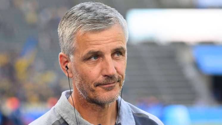 Jens Haertel (Eintracht Braunschweig - Trainer), GER, Hertha BSC vs Eintracht Braunschweig, 2. Bundesliga, 6. Spieltag, Spielzeit 2023 2024, 17.09.23, DFL REGULATIONS PROHIBIT ANY USE OF PHOTOGRAPHS AS IMAGE SEQUENCES AND OR QUASI-VIDEO, GER, Berlin, Hertha BSC vs Eintracht Braunschweig, 6. Spieltag, 2. Bundesliga, Spielzeit 2023 2024, 17.09.23, Berlin Copyright: xUwexKoch Eibner-Pressefotox EP_UKH