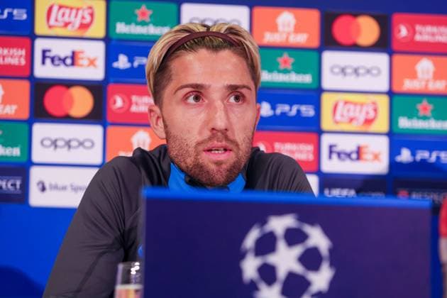 Bern - RB Leipzig CL Matchday-1 Bern, 18.09.2023, Wankdorf Stadion, Fussball , UEFA Champions League, Gruppe G , MD-1, Young Boys Bern vs. RB Leipzig , Pressekonferenz RB Leipzig , Im Bild: Kevin Kampl . , Foto nur zur redaktionellen Nutzung bestimmt! . , UEFA regulations prohibit any use of photographs as image sequences and or quasi-video ,