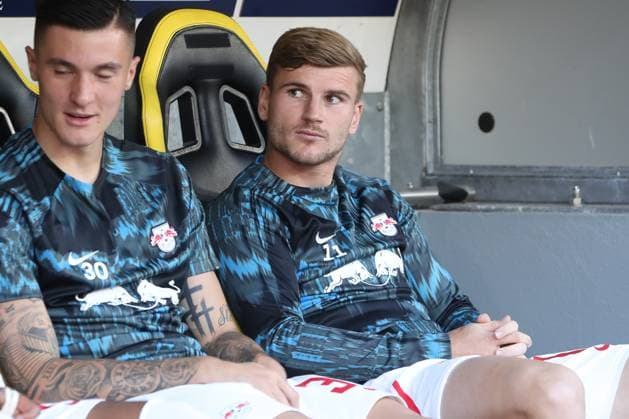 Bern - RB Leipzig Champions League Bern, 19.09.2023, Wankdorf Stadion, Fussball , UEFA Champions League, Gruppe G , 1. Spieltag, Young Boys Bern vs. RB Leipzig , Im Bild: Timo Werner (11, RB Leipzig) . , Foto nur zur redaktionellen Nutzung bestimmt! . , UEFA regulations prohibit any use of photographs as image sequences and or quasi-video ,