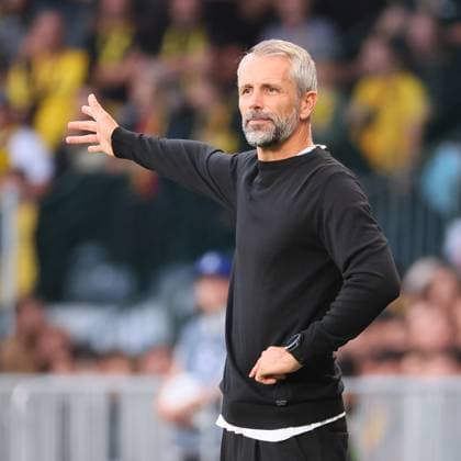 Bern - RB Leipzig Champions League Bern, 19.09.2023, Wankdorf Stadion, Fussball , UEFA Champions League, Gruppe G , 1. Spieltag, Young Boys Bern vs. RB Leipzig , Im Bild: Trainer Marco Rose (RB Leipzig) . , Foto nur zur redaktionellen Nutzung bestimmt! . , UEFA regulations prohibit any use of photographs as image sequences and or quasi-video ,