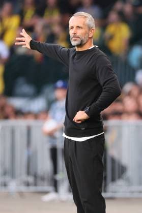 Bern - RB Leipzig Champions League Bern, 19.09.2023, Wankdorf Stadion, Fussball , UEFA Champions League, Gruppe G , 1. Spieltag, Young Boys Bern vs. RB Leipzig , Im Bild: Trainer Marco Rose (RB Leipzig) . , Foto nur zur redaktionellen Nutzung bestimmt! . , UEFA regulations prohibit any use of photographs as image sequences and or quasi-video ,