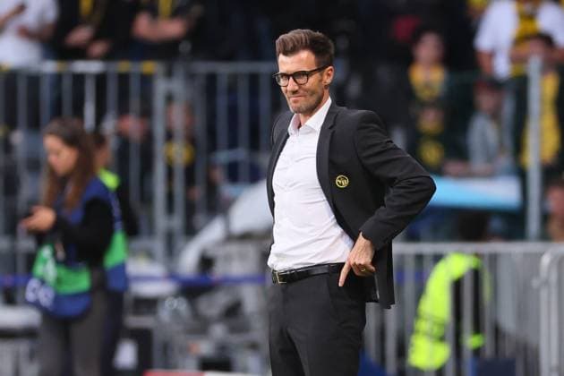 Bern - RB Leipzig Champions League Bern, 19.09.2023, Wankdorf Stadion, Fussball , UEFA Champions League, Gruppe G , 1. Spieltag, Young Boys Bern vs. RB Leipzig , Im Bild: Trainer Raphael Wicky, Young Boys Bern . , Foto nur zur redaktionellen Nutzung bestimmt! . , UEFA regulations prohibit any use of photographs as image sequences and or quasi-video ,