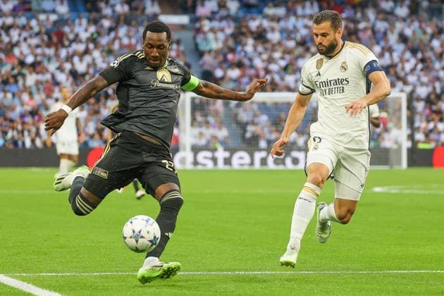 Sheraldo Becker (Union Berlin 27), Real Madrid vs.Union Berlin, Fussball, Champions League, Gruppenphase, 1. Runde, 20.09.2923, Real Madrid vs.Union Berlin, Fussball, Champions League, Gruppenphase, 1. Runde, 20.09.2923, Madrid Copyright: xEibner-Pressefoto JoergxNiebergax EP_JNL