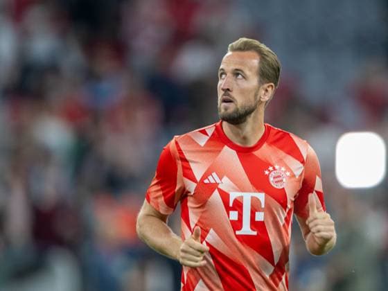 Harry Kane (FC Bayern Muenchen, 09), GER, FC Bayern Muenchen (FCB) vs. Manchester United, ManU (MUN), Fussball, Champions League, Gruppenphase, Spielzeit 2023 2024, 20.09.2023, DFB DFL regulations prohibit any use of photographs as image sequences and or quasi-video., GER, FC Bayern Muenchen (FCB) vs. Manchester United (MUN), Fussball, Champions League, Gruppenphase, Spielzeit 2023 2024, 20.09.2023 Muenchen Copyright: xEibner-Pressefoto SaschaxWaltherx EP_EER