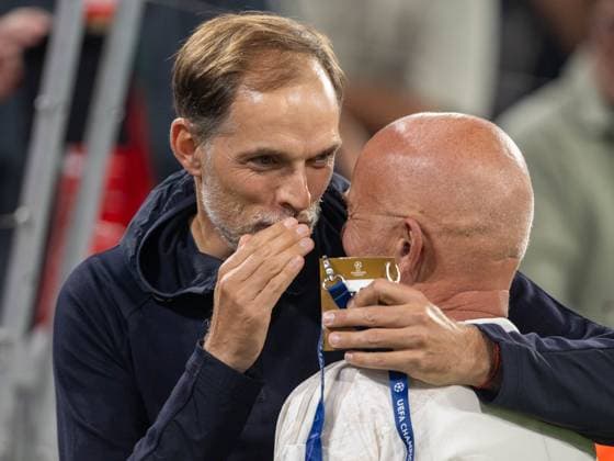Thomas Tuchel (FC Bayern Muenchen, Chef-Trainer), GER, FC Bayern Muenchen (FCB) vs. Manchester United, ManU (MUN), Fussball, Champions League, Gruppenphase, Spielzeit 2023 2024, 20.09.2023, DFB DFL regulations prohibit any use of photographs as image sequences and or quasi-video., GER, FC Bayern Muenchen (FCB) vs. Manchester United (MUN), Fussball, Champions League, Gruppenphase, Spielzeit 2023 2024, 20.09.2023 Muenchen Copyright: xEibner-Pressefoto SaschaxWaltherx EP_EER