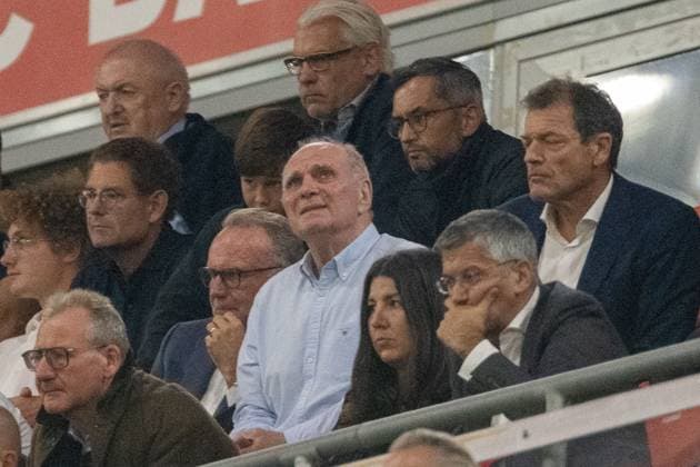 Ehrentribuene FC Bayern, GER, FC Bayern Muenchen (FCB) vs. Manchester United, ManU (MUN), Fussball, Champions League, Gruppenphase, Spielzeit 2023 2024, 20.09.2023, DFB DFL regulations prohibit any use of photographs as image sequences and or quasi-video., GER, FC Bayern Muenchen (FCB) vs. Manchester United (MUN), Fussball, Champions League, Gruppenphase, Spielzeit 2023 2024, 20.09.2023 Muenchen Copyright: xEibner-Pressefoto SaschaxWaltherx EP_EER