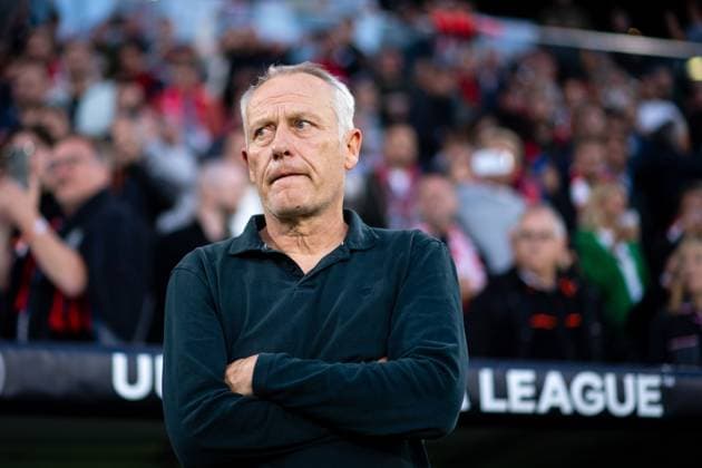 Sport Bilder des Tages Christian Streich (SC Freiburg, Trainer), GER, SC Freiburg (SCF) vs West Ham United (WHU), Fussball UEFA Europa League, Gruppe A, 2. Spieltag, Saison 2023 2024, 05.10.2023 GER, SC Freiburg (SCF) vs West Ham United (WHU), Fussball UEFA Europa League, Gruppe A, 2. Spieltag, Saison 2023 2024, 05.10.2023 Freiburg Copyright: xEibner-Pressefoto Memmlerx EP_MMR
